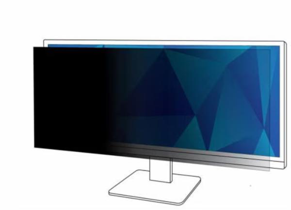 3M Privacy Filter for 38" Monitor with Large Display Attachment, 21:9