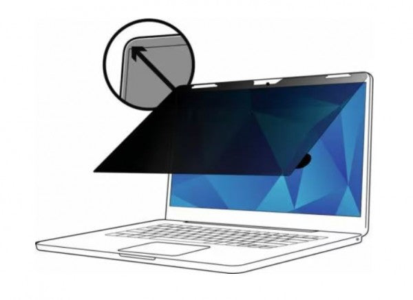 3M Touch Privacy Filter for 13.3" Laptop with 3M COMPLY Flip Attach, 16:9