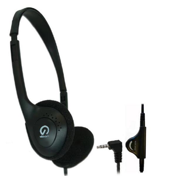 Shintaro Lightweight Headphones with Volume Control and 3.5mm Audio Jack, Flexible Headband, 2.5m Cord, Ideal for Office and Classroom Us