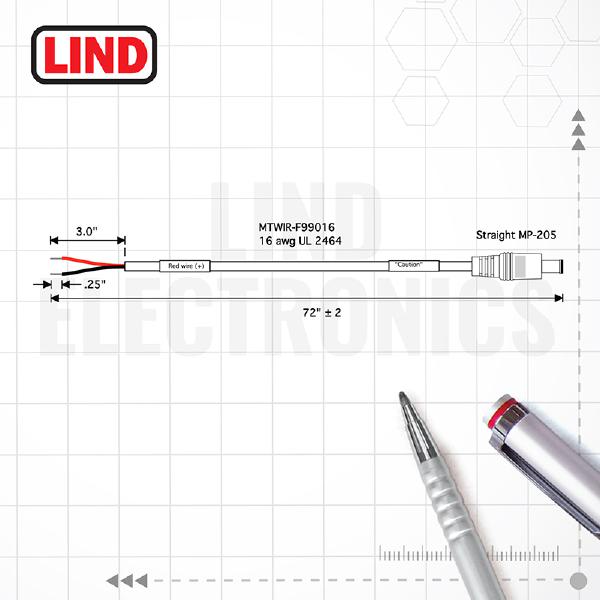Lind CBLIP-F00058 Bare Wire Input