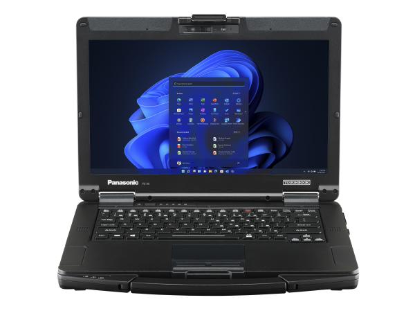 Panasonic Toughbook 55 Mk3 i5-1345U, 8GB,  512GB SSD Opal, 14&quot; HD Std Bright, VGA + True Serial + 4th USB 3.1, Wifi, NonBacklit KBD, W11P, 3YR Wty
