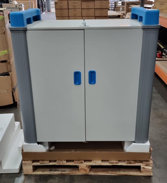 LapCabby 32 Vertical | 32-Device Mobile AC Charging Trolley for Laptops &amp; Chromebooks up to 17&quot; - Vertical - No Box