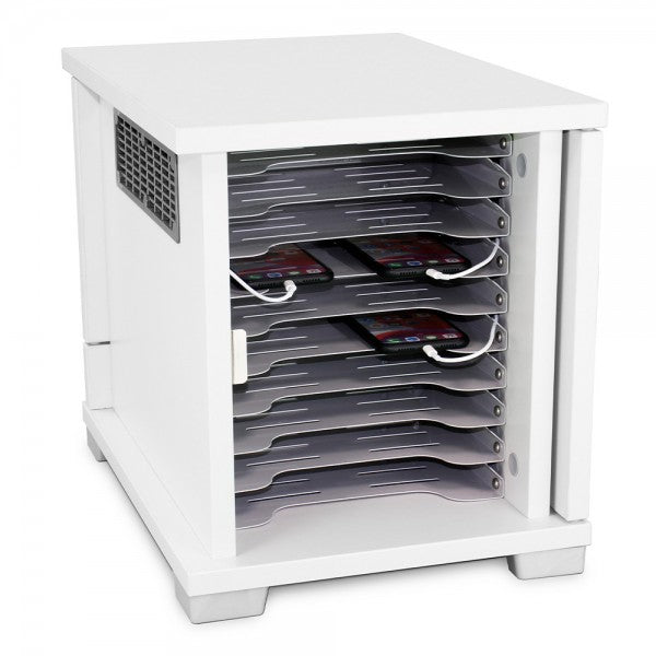 LapCabby Lyte 20 Single Door |  20-Devices screen size smartphones, mobile phones and handheld USB devices up to 7" - Horizontal