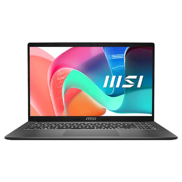 MSI 9S7-15S111-216 Modern 15 F1M- Intel 7 150U / 16GB 3200MHz / 1TB SSD / 15.6" FHD / W11P / Platinum Gray / 1yr Warranty