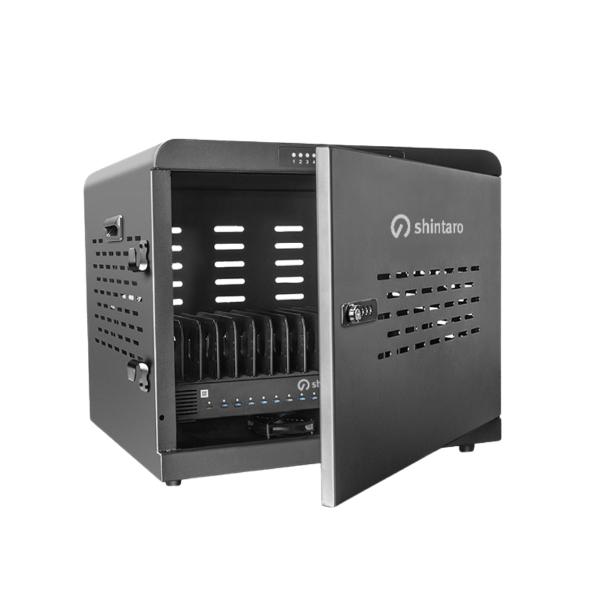 Shintaro 16 ports USB-C Charging Cabinet 1000W for Notebooks and other Devices up to 16&quot;