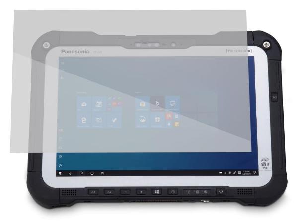 Infocase - Tempered Glass Screen Protection for Toughbook G2