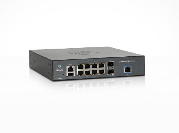 Cambium EX1000, 8-Port Gigabit Fully Managed PoE Switch with 8 PoE RJ45 and 2 SFP Ports