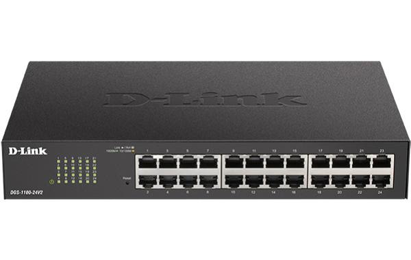 D-Link 24-Port Gigabit Smart Managed Switch with 24 Mbps Ports