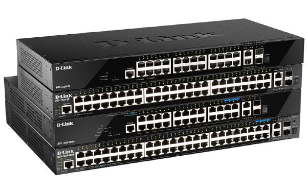 D-Link DGS-1520, 28-Port Stackable Smart Managed Switch with 20 Base-T PoE, 4 (2.5G) Base-T PoE, 2 (10G) Base-T and 2 (10G) SFP+ Ports