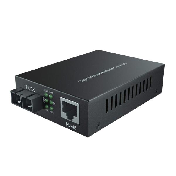 D-Link 10/100/1000Base-T to 1000Base-LX Media Converter with SC fibre Connector (Single Mode 1310nm), 20km
