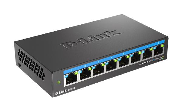 D-Link DMS-108, 8-Port Unmanaged Switch with 8 (2.5G) Multi Gigabit Ethernet Ports