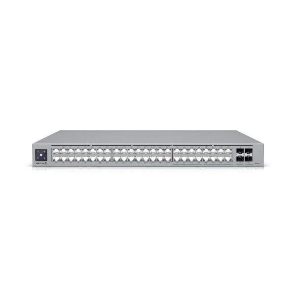Ubiquiti USW-PRO-MAX-48-POE Unifi 48-Port Max PoE Switch, 8x PoE+ 2.5Gbe Ports, 8x PoE++ Ports, 24x PoE+ Ports &amp; 4x SFP+ Ports, 720w PoE Budget, 1U