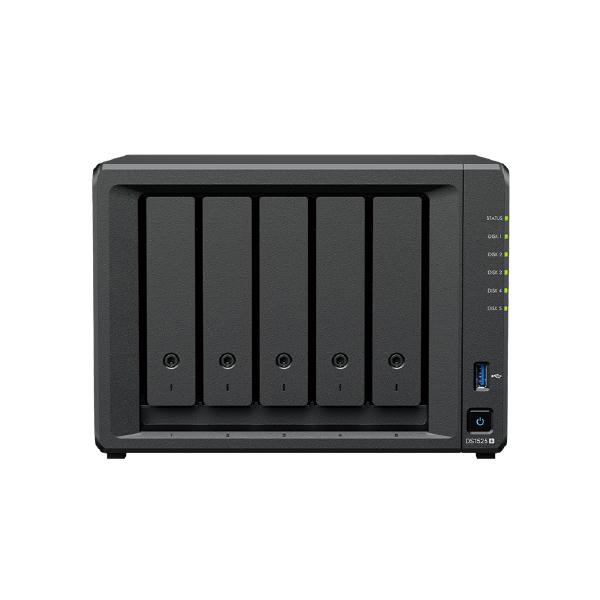 Synology DiskStation DS1525+ 5-Bay 3.5&quot; , 2x 2.5 GbE (Tower), AMD Ryzen Quad Core 2.2GHz, 8GB RAM, x USB3.2, 2x Expansion 3 year Wty
