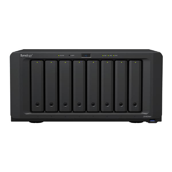 Synology DiskStation DS1823xs+ 8-Bay + 2 x NVMe, 3.5&quot; Diskless, 2xGbE + 1x10GbE, AMD Ryzen V1780B,8GB RAM,5 Yr Wty . Ask for a Solutions Project Quote