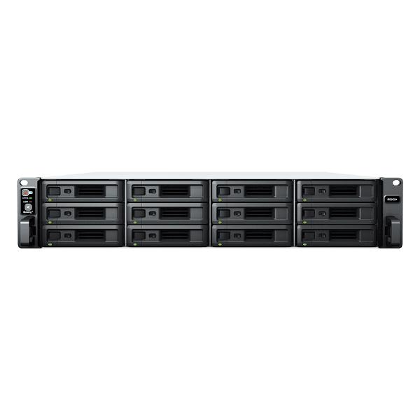 Synology RackStation RS2423+ 12-Bay 3.5&quot; Diskless 2xGbE NAS+ 1 x 10GbE (RJ45) (2U Rack) (SMB), AMD RyzenTM, 8GB RAM. Ask for a Solutions Project Quote
