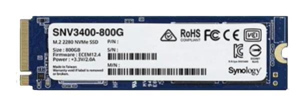 Synology SNV3000 - M.2 NVMe SSD - 5 year Limited Warranty - Form factor - M.2 2280 - 800GB Check Compatible models