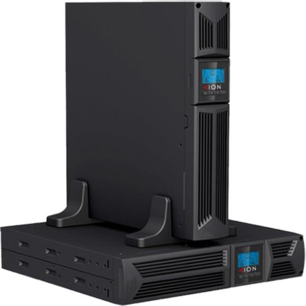 ION F16 3000VA / 2700W Line Interactive 2U Rack/Tower UPS, 8 x C13 (Two Groups of 4 x C13) 1 x C19, 3 Year Advanced Replacement Warranty. Rail Kit Inc