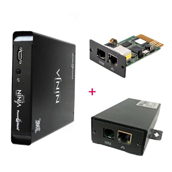 PowerShield PSLN600 Ninja SlimLine LiFePO4, 600VA / 360W, Auto Restart when AC Recovers, 5 Year Warranty + SNMP Card &amp; Box