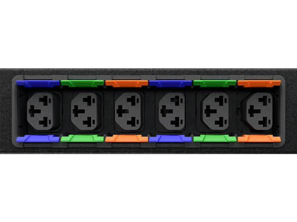 Vertiv Geist F0144849 Basic 1U PDU, 16A, 230V, 1U, 12x Locking IEC C13/C19 Combination outlets, 3m C20 cable