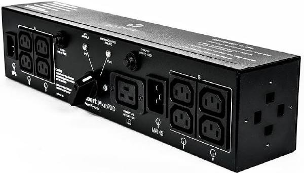 Vertiv Liebert MP2-220L Micropod Maintenance Bypass for GXE3 &amp; GXT5-3000IRT2UXL UPS (3000VA), 6x IEC 60320 C13, 1x C19