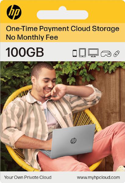 HP Cloud 100GB One-Time Payment Cloud Storage
. Secure, reliable lifetime cloud storage with no recurring fees.