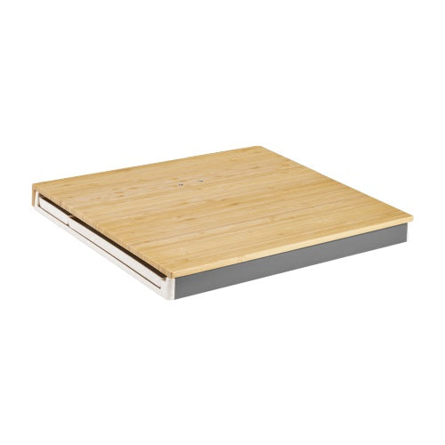 Brateck 2-in-1 Desktop Storage Box,  402x346x36mm, Weight Capacity:  5kg, Removeable Tray: organizes and stores small items (LS)