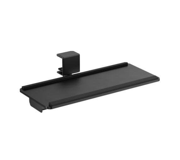 Brateck KBT11-01 CLAMP-ON SIT-STAND KEYBOARD TRAY WITH WRIST REST  STORAGE DRAWER (BLACK)