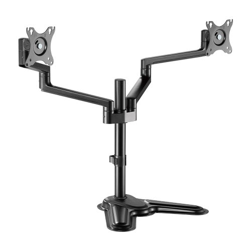 Brateck Premium Aluminum Articulating Monitor Stand Fit Most 17"-32" Monitor Up to 8KG VESA 75x75,100x100(Black)