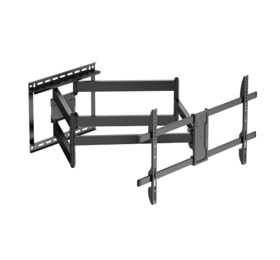Brateck LPA84-486XL Extra Long Arm Full-Motion TV Wall Mount for most 43"-90" TVs Weight Capacity: 60kg, Fit Curved TV (LS)