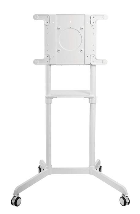 Brateck Rotating Mobile Stand for Interactive Display Fit 37"-70"  Up to 70kg- VESA: 200x200,400x200,300x300,600x200,350x350,400x400,600x400 White