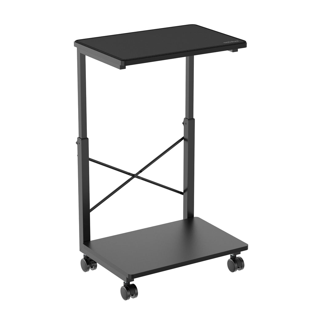 mbeat® activiva Height Adjustable PC  Printer Storage Stand Black Adjustable Shelf Height: 55/60/65/79/75/80/85cm