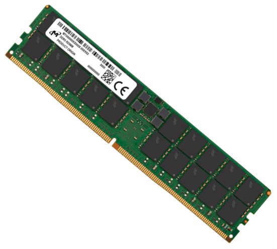 Micron 96GB (1x96GB) DDR5 RDIMM 4800MHz CL40 2Rx4 ECC Registered Server Data Center Memory 3yr wty