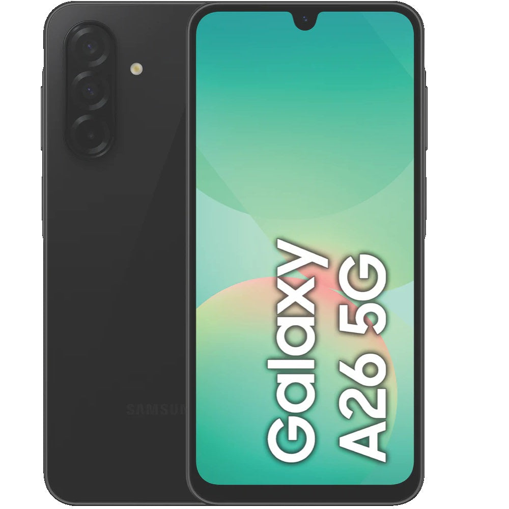 Samsung Galaxy A26 5G 128GB - Black *AU STOCK*,6.7",Full HD+,90Hz,6GB/128GB,50MP/13MP,Single SIM,5000mAh, 2 Years Warranty