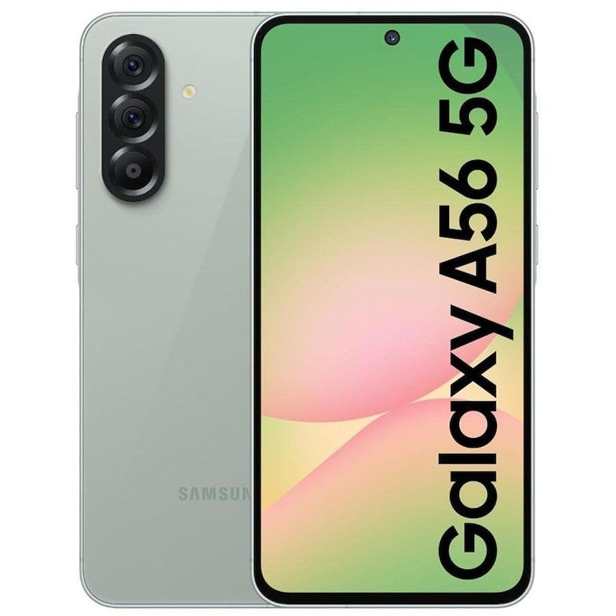 Samsung Galaxy A56 5G 128GB - Awesome Olive *AU STOCK*,6.7", Full HD+,120HZ,8GB/128GB,50MP/12MP,Single+e-SIM,5000mAh, 2 Years Warranty