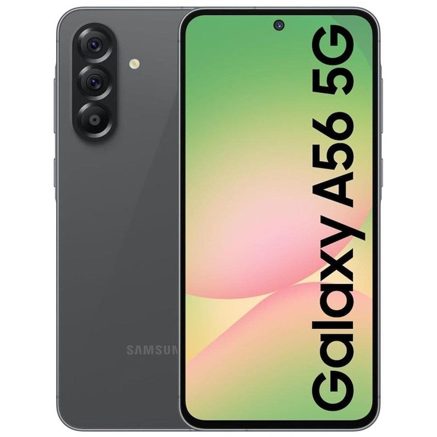 Samsung Galaxy A56 5G 128GB - Awesome Graphite *AU STOCK*,6.7", Full HD+,120HZ,8GB/256GB,50MP/12MP,Single+e-SIM,5000mAh, 2 Years Warranty