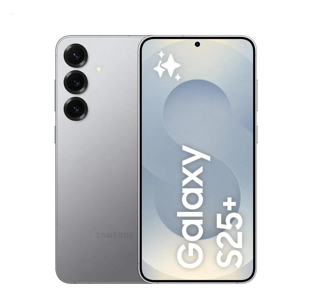 Samsung Galaxy S25+ 5G 256GB - Silver Shadow *AU STOCK* ,6.7" ,Quad HD+, 120Hz,12GB/256GB,50MP/12MP , Single + eSIM, AI,4900mAh, 2 Years Warranty.