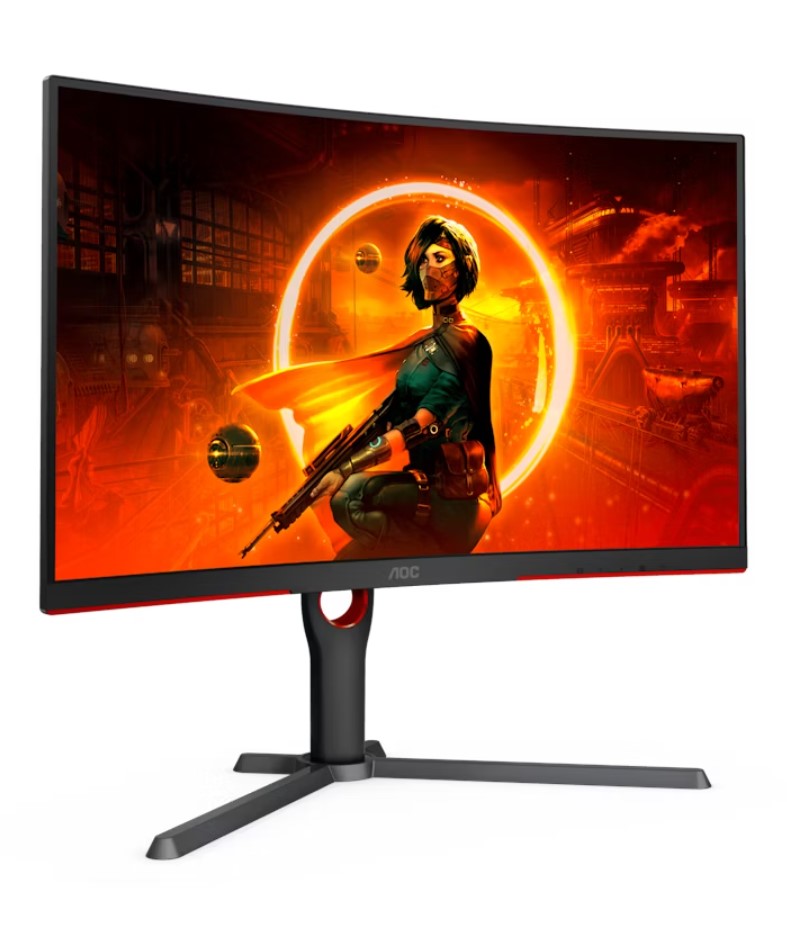 AOC 32" Curved 2K QHD 0.5ms, 180hz, HDR10,  VA, Adaptive Sync, 300 cd/m2, 1500R, HDMI 2.0 and DP 1.4.  VESA 100 x 100. Gaming Monitor