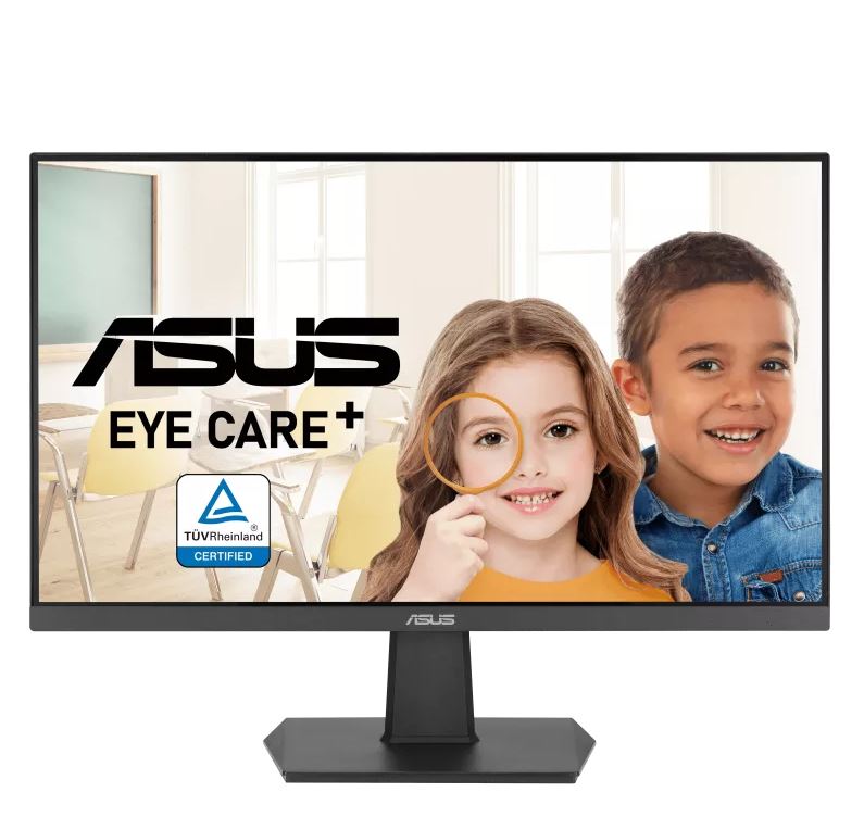 ASUS VA27EHF 27" Eye Care Gaming Monitor, IPS, Full HD, Frameless, 100Hz, Adaptive-Sync, 1ms MPRT, HDMI, Low Blue Light, Flicker Free, Wall Moun