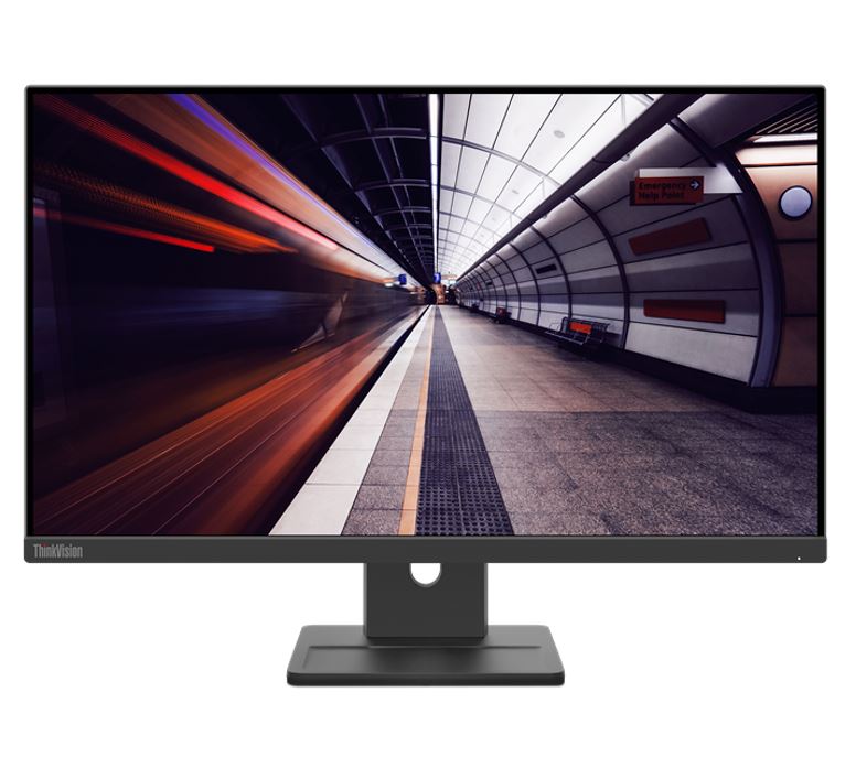 LENOVO ThinkVision E24-30 23.8"/24" 100Hz FHD IPS Monitor 1920x1080 16:9 4ms Height Adjust Tilt Pivot Swivel HDMI DP VGA Speakers VESA ~63DEKAR3AU
