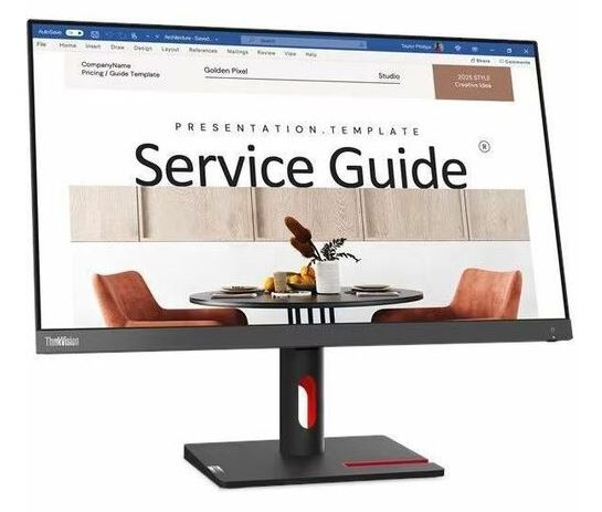 Lenovo ThinkVision S24i-30 23.8" 24" 24" FHD IPS Monitor 1920x1080 16:9 4ms VGA HDMI Tilt Adjustment 3yr