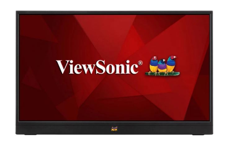 ViewSonic 16" VA1655 USB-C Premium Quality, Durable, Laptop  Desktop Extension, vertical display, 53 degrees tilt, 1KG Ultra Portable Monitor