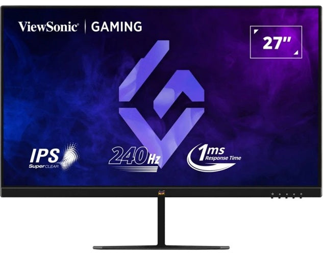 ViewSonic 27” Full HD 100Hz SuperClear IPS Panel with DisplayPort HDMI and VGA Speakers 2W VESA mount Monitor