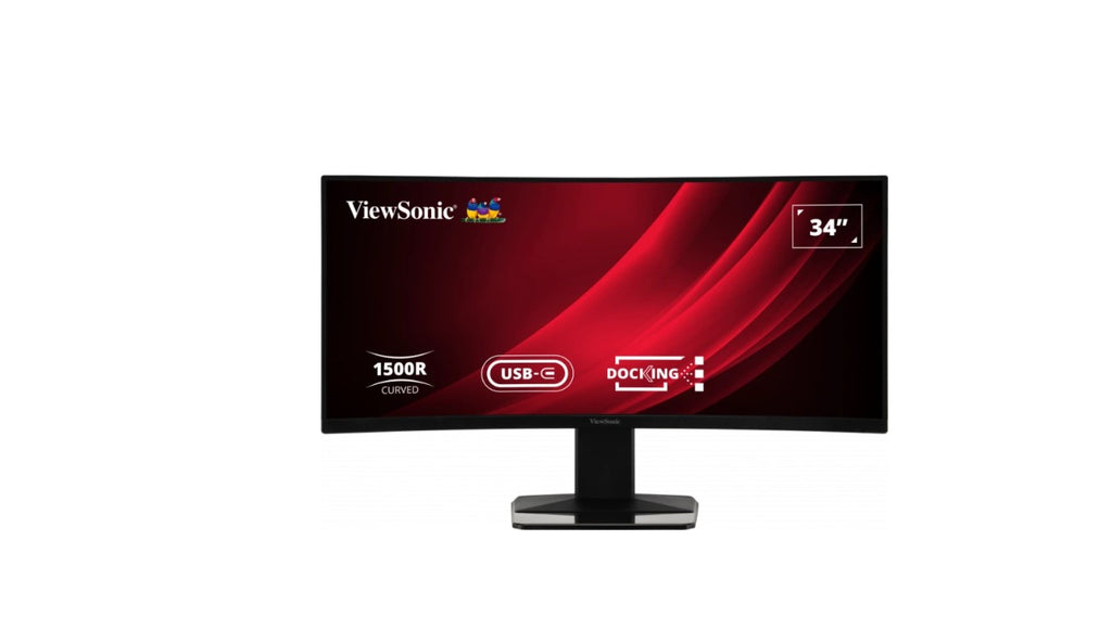 Project - ViewSonic 34" Curved 3440x1440 Business Education USB-C Dock, 90w Charger,Ethernet, FreeSync, Spk, VDisplay, HAS, Superclear VA, Monitor