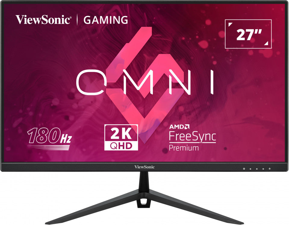 ViewSonic VX2728-2K 27" 2K QHD, 0.5ms, 180hz Super Clear IPS, HDR10, DP, HDMI, Adaptive Sync, VESA ClearMR certified, Speakers Office  Gaming Monitor