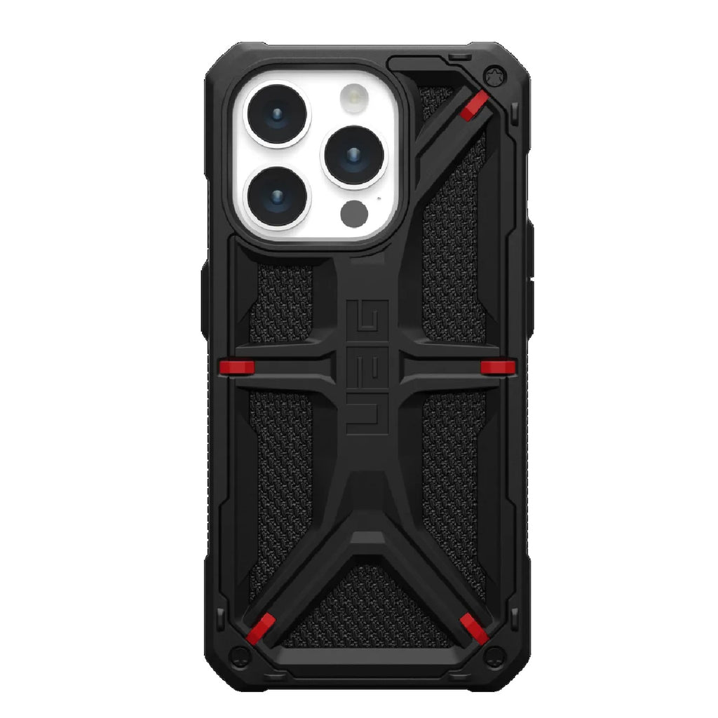UAG Monarch Kevlar Apple iPhone 15 Pro (6.1") Case - Kevlar Black (114278113940), 20 ft. Drop Protection(6M),5 Layers of Protection,Tactical Grip