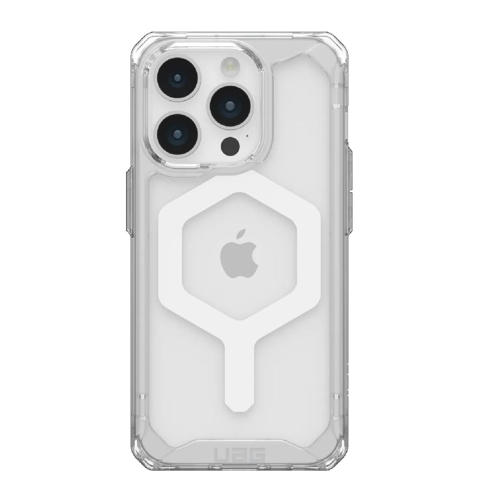 UAG Plyo MagSafe Apple iPhone 15 Pro (6.1") Rugged Case - Ice/White (114286114341), 16ft. Drop Protection (4.8M), 10 Years Warranty