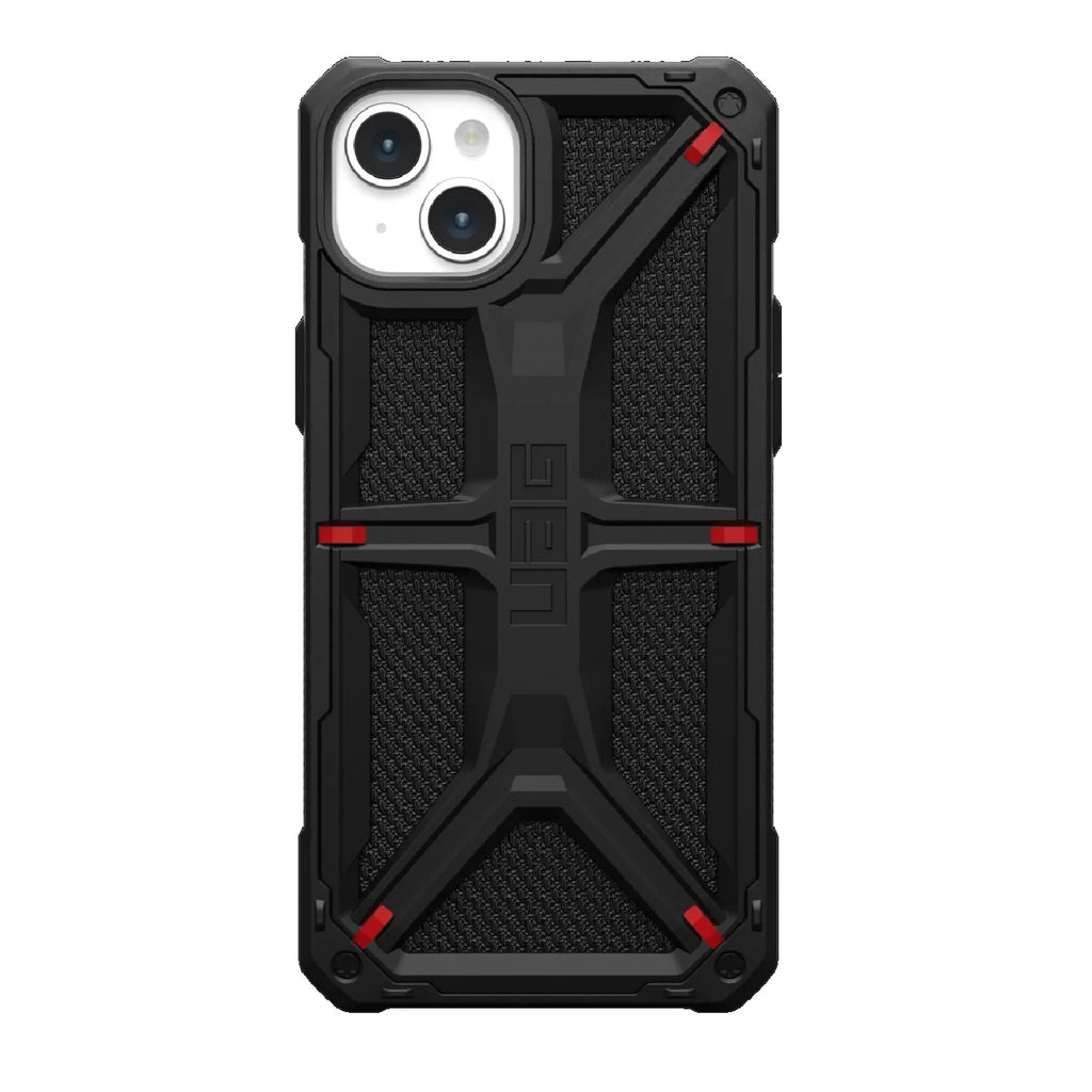UAG Monarch Kevlar Apple iPhone 15 Plus (6.7") Rugged Case - Kevlar Black (114309113940), 20ft. Drop Protection (6M), 10 Years Warranty
