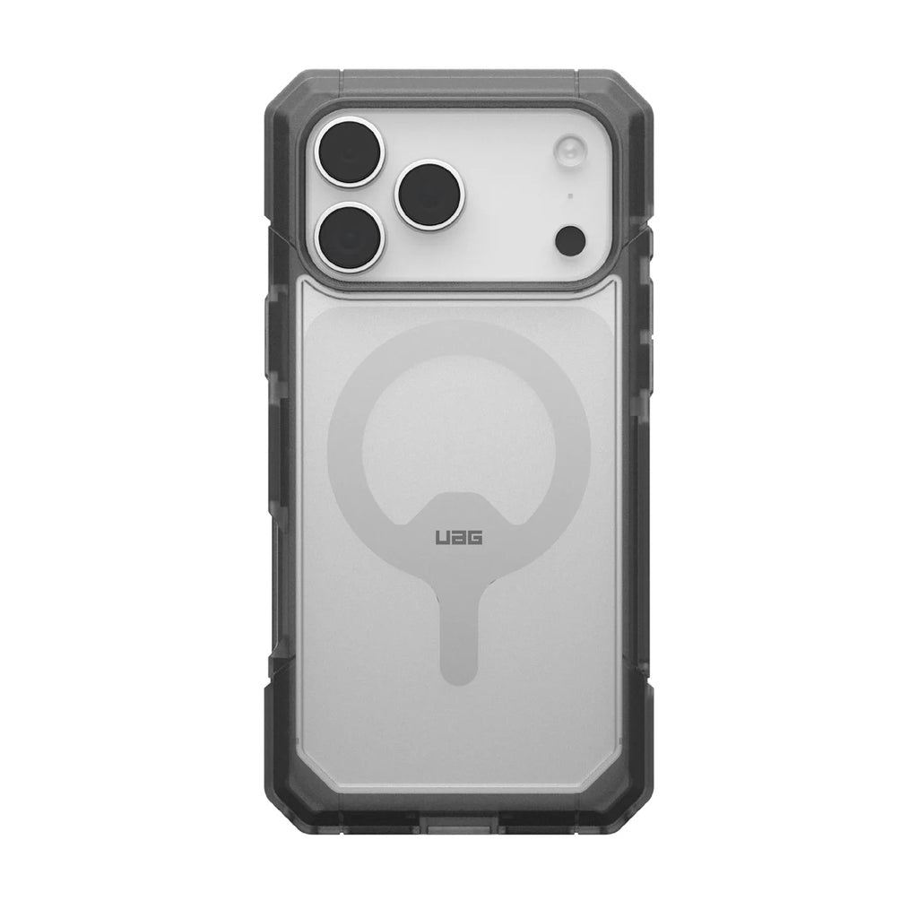 UAG Trooper MagSafe Apple iPhone 17 Pro Max (6.9") Rugged Case - Clear/Ash (114522114G31), 30 ft. Drop Protection (9.1M), 10 Years Warranty