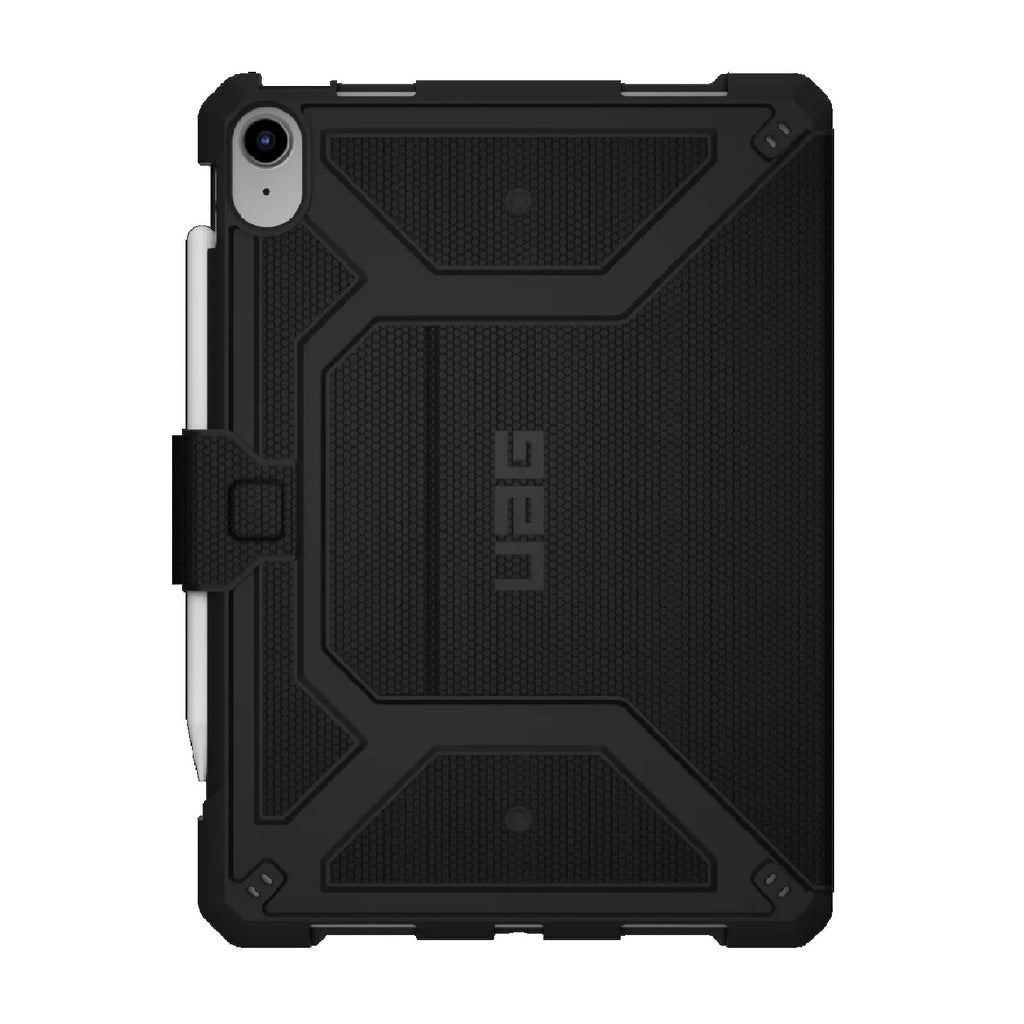 UAG Metropolis Apple iPad (10.9") 11th Gen (A16) / iPad 10th Gen Folio Rugged Case (Black) - (123396114040), DROP+ Military Standard, 1 Year Warranty