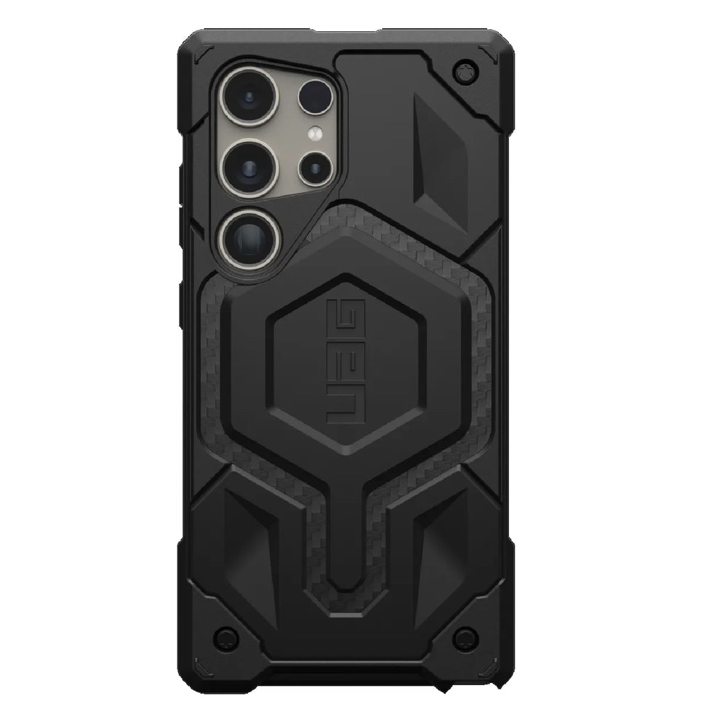 UAG Monarch Samsung Galaxy S24 Ultra 5G (6.8") Rugged Case - Carbon Fiber (214415114242), 20ft. Drop Protection (6M),Multiple Layers,10 Years Warranty